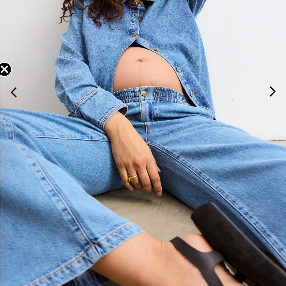 Hatch Light Blue Flare Jeans
